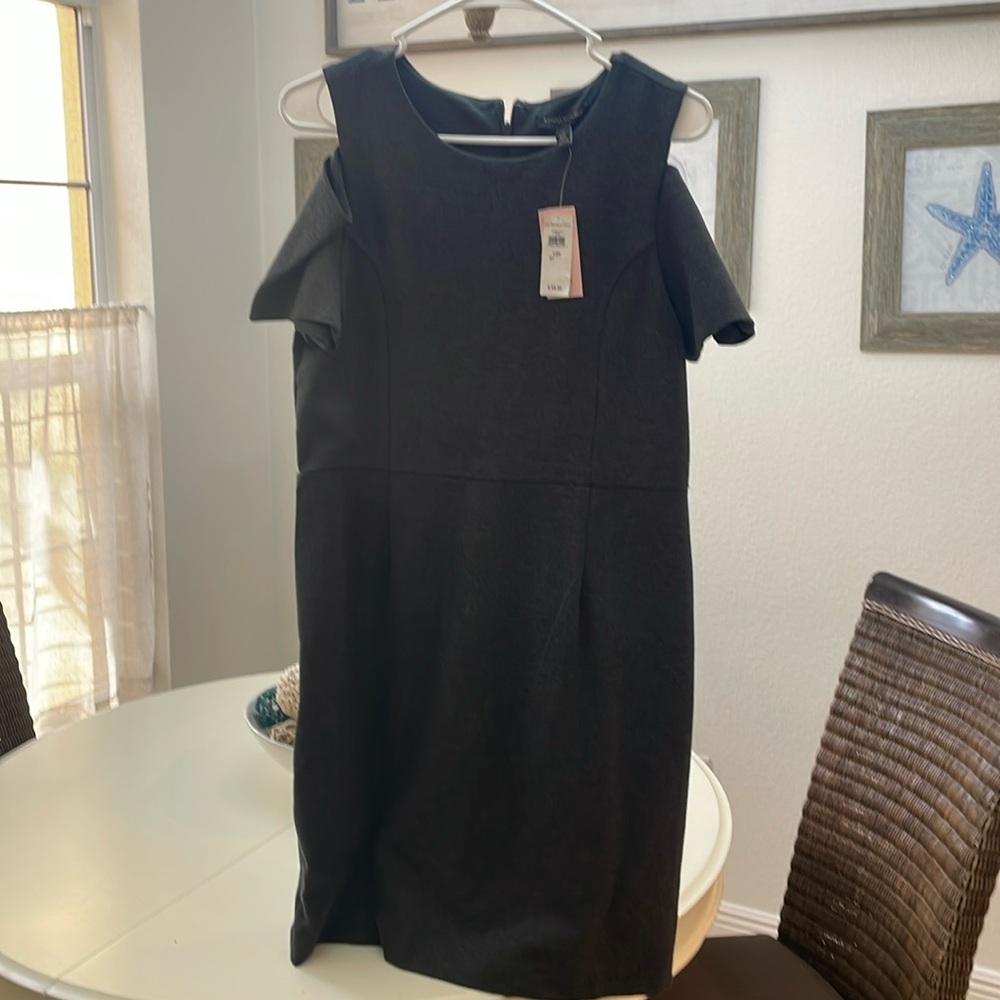 Grey 12p dress cold shoulder